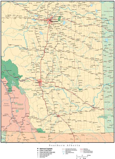 alberta cities|southern alberta map.